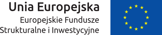 Logo: Unia Europejska, Europejski Fundusz Społeczny