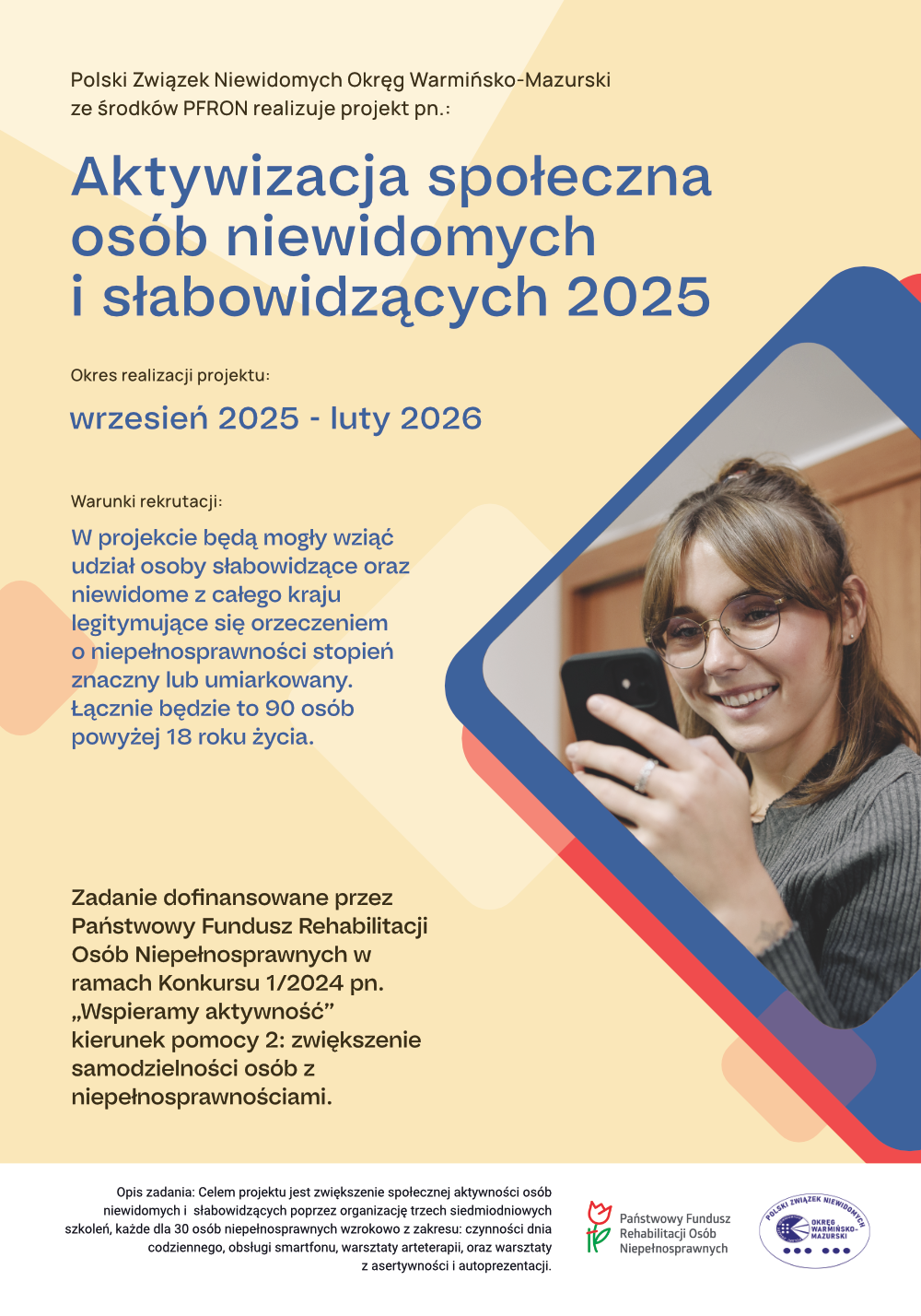 Plakat informacyjny o projekcie