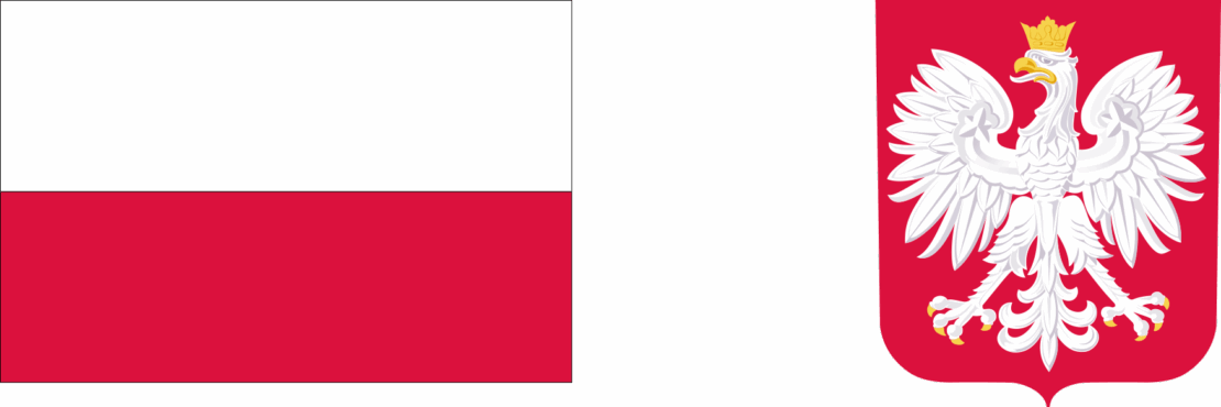 Logotyp Flaga Polski oraz Orzeł Biały Dekoracyjna